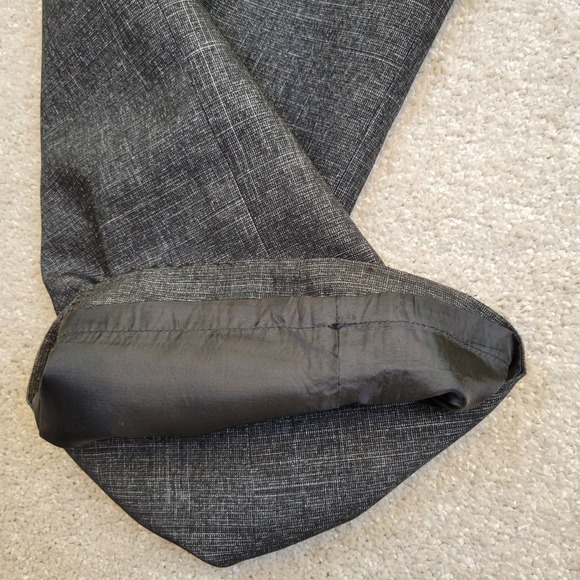 Le Suit Womens Gray Textured Blazer Pants 2 pc Suit Set 14 Lined Business Career - Picture 11 of 16